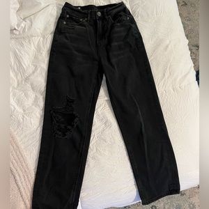 black american eagle jeans